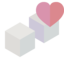 sugar, cubes, heart