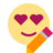 ic, smiley, in, love, edit
