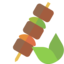 skewer, organic