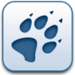Track Trace Wolf Paw Download Free Icon Albook Extended Blue On Artage Io