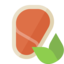steak, raw, organic