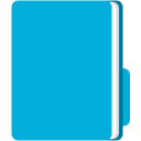 folder blue, голубая папка