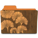 rebelheart woodgrain garden flowers
