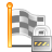 square flag lock