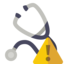 stethoscope, warning