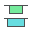 distribute, vertical, top