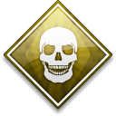 yellow skull