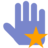 ic, hand, attendance, star