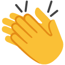 emoji, u1f44f