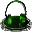 headphones green