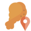 fried, chicken, leg, location