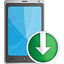 smart, phone, down