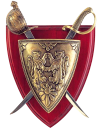 щит, сабля, герб, shield, saber, coat of arms, schild, schwert, wappen, bouclier, l'épée, le manteau des bras, scudo, spada, stemma, escudo, espada, escudo de armas