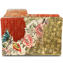 rebelheart worn vintage wallpaper d