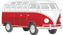 volkswagen transporter t1, фольксваген транспортер т1, пассажирский микроавтобус, минивен, volkswagen t1, passenger minivan, minibús, monovolumen, minibus, minivan, microônibus, minivans