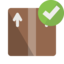 send, box, checkmark