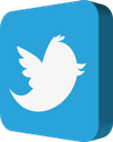 s icons, social media icons, 3d, round, corners, set, gradient color, 512x512, 0002, twitter