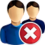 users, delete