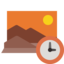 terrain, clock