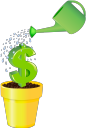 знак доллар, лейка, вазон, dollar sign, watering can, pot, dollarzeichen, kann die bewässerung, blumentopf, signe dollar, arrosoir, pot de fleurs, signo de dólar, regadera, maceta, il simbolo del dollaro, annaffiatoio, vaso di fiori, cifrão, regador, flowerpot, знак долар, лійка