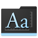 c f blue fonts