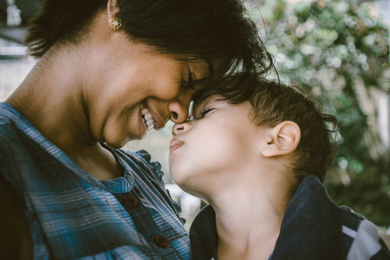 mother and daughter's affect