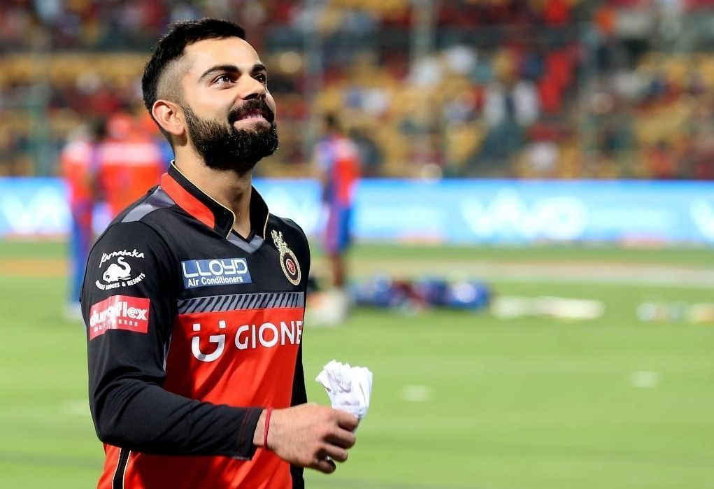 Kohli in RCB jersey