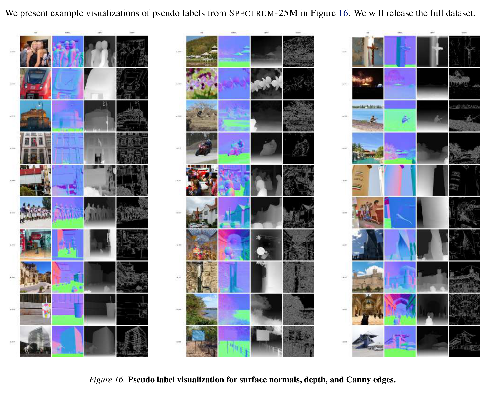 MODUS-Dataset pseudo-label visualisation