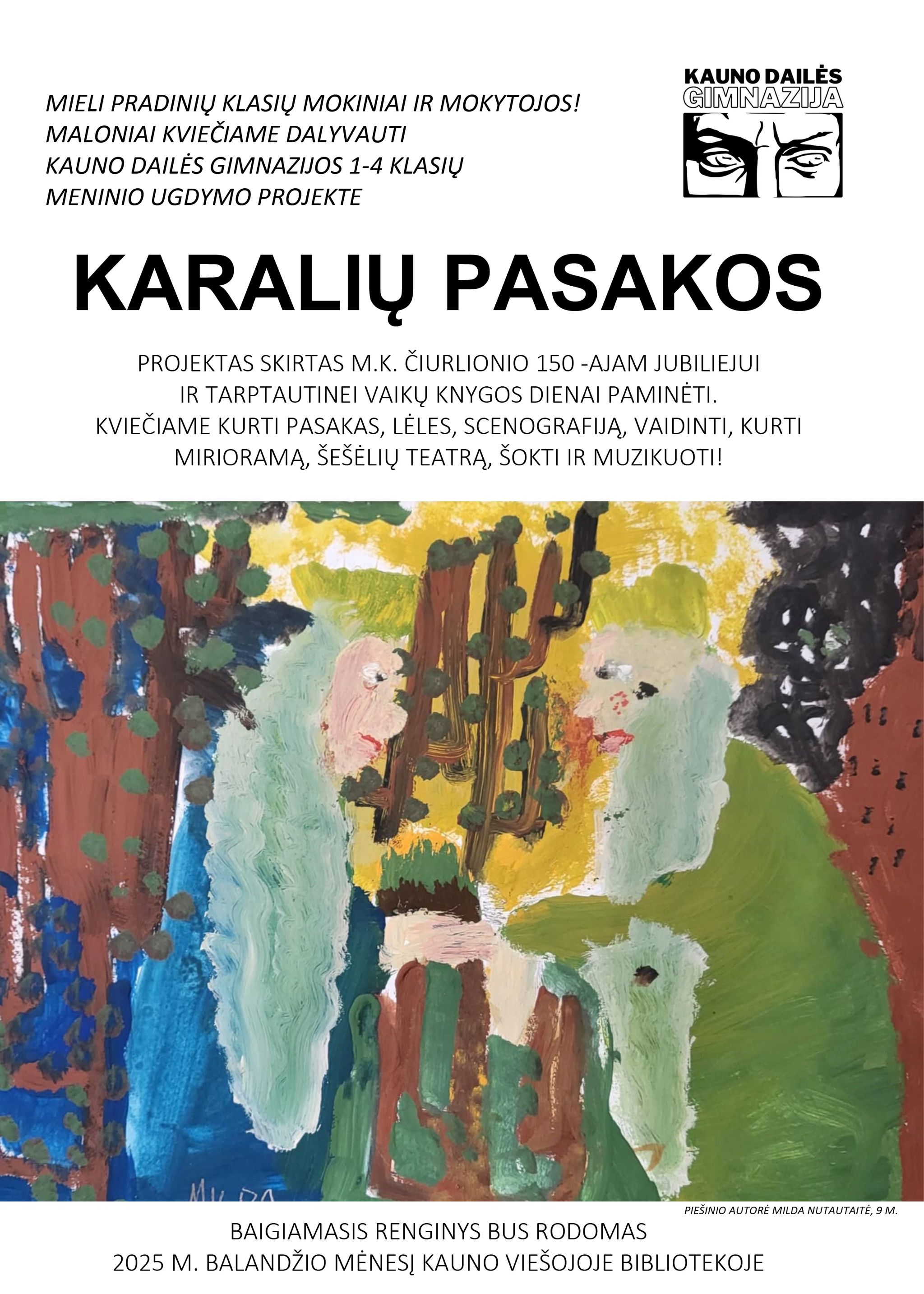 Kaunas Art Gymnasium performance "Kings' Tales"