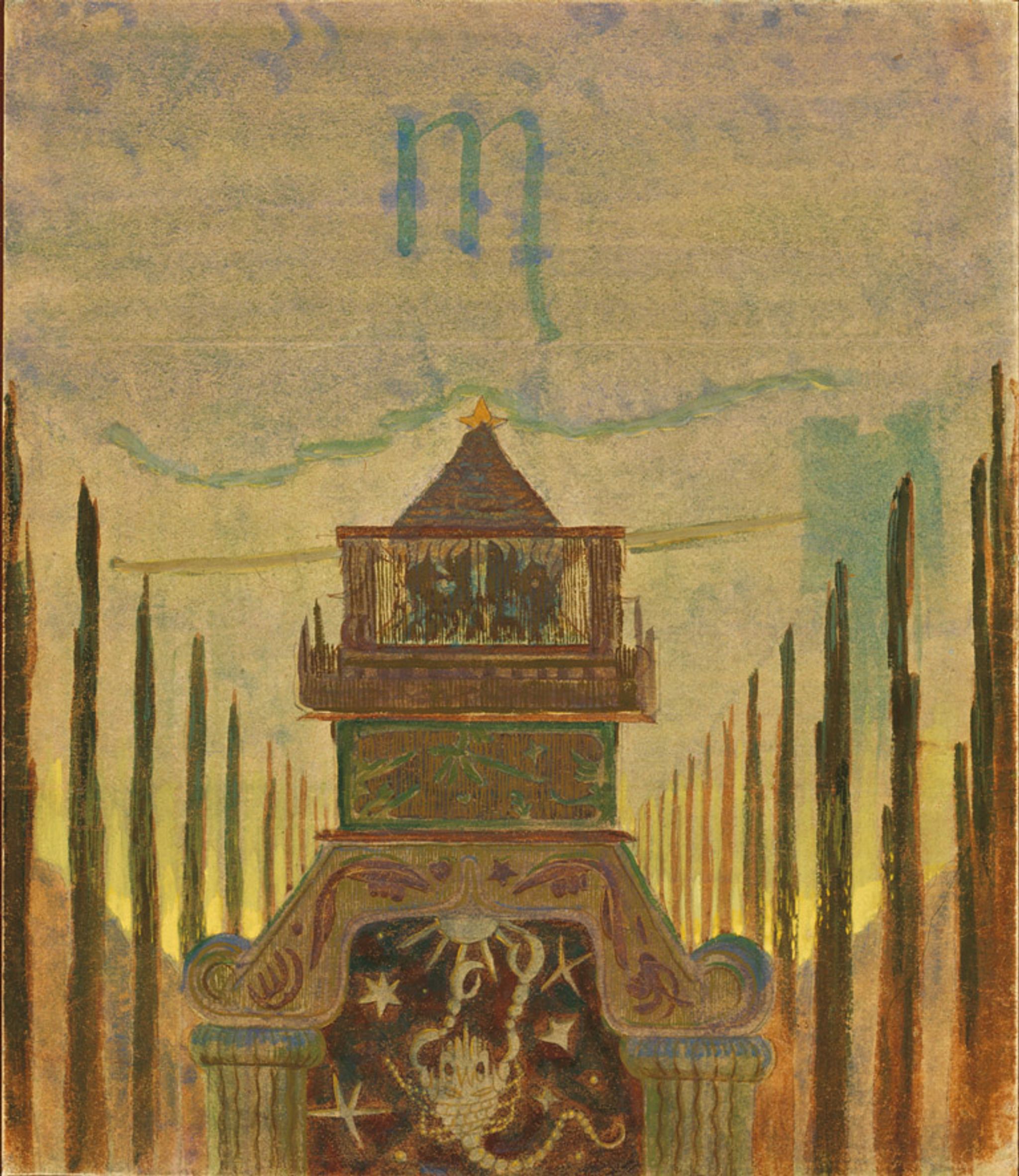 Image for: The Sun is Passing the Sign of Scorpio. X from the cycle of 12 paintings “The Zodiac”. 