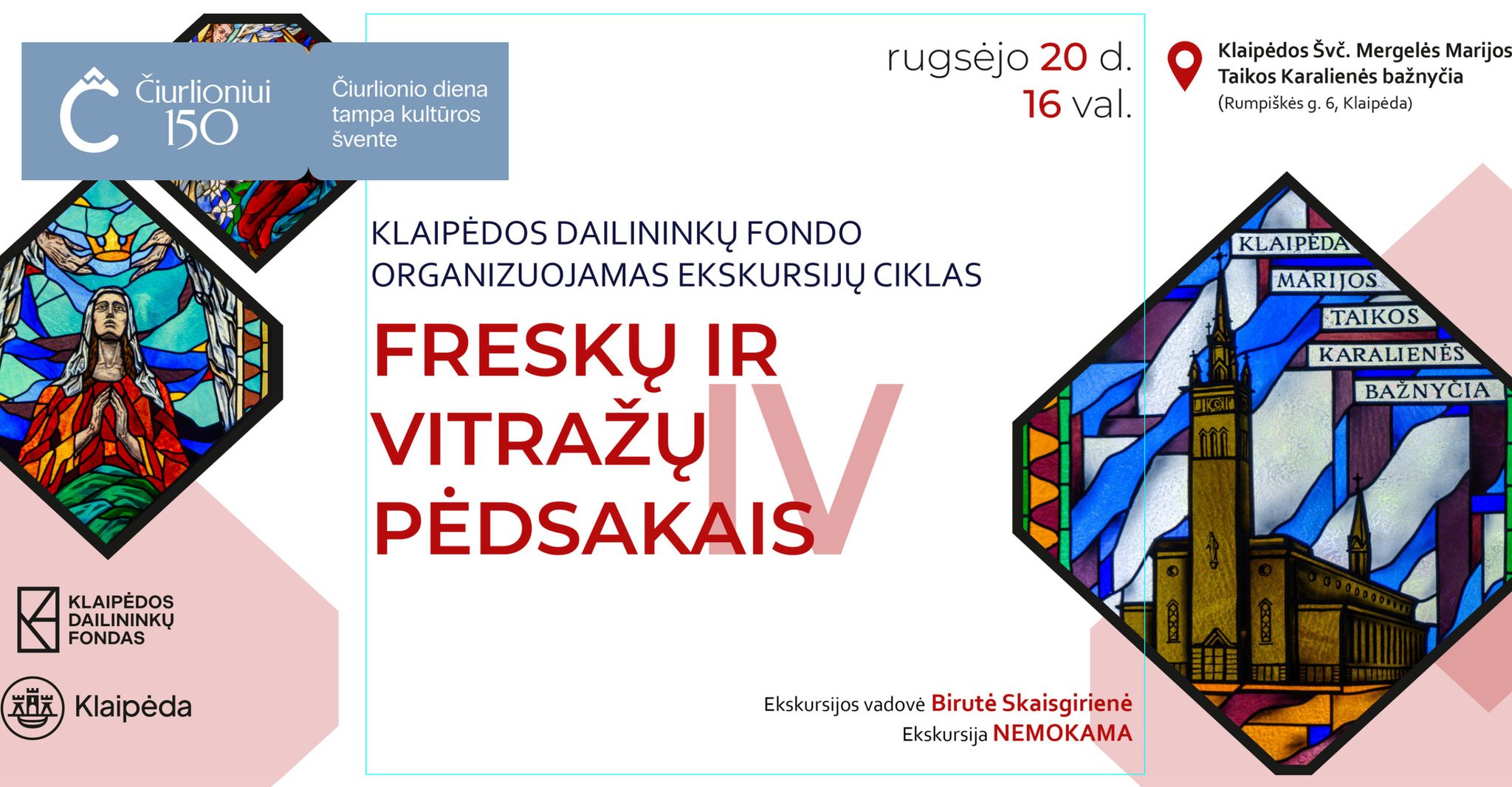 Ekskursija „Klaipėdos freskos ir vitražai“