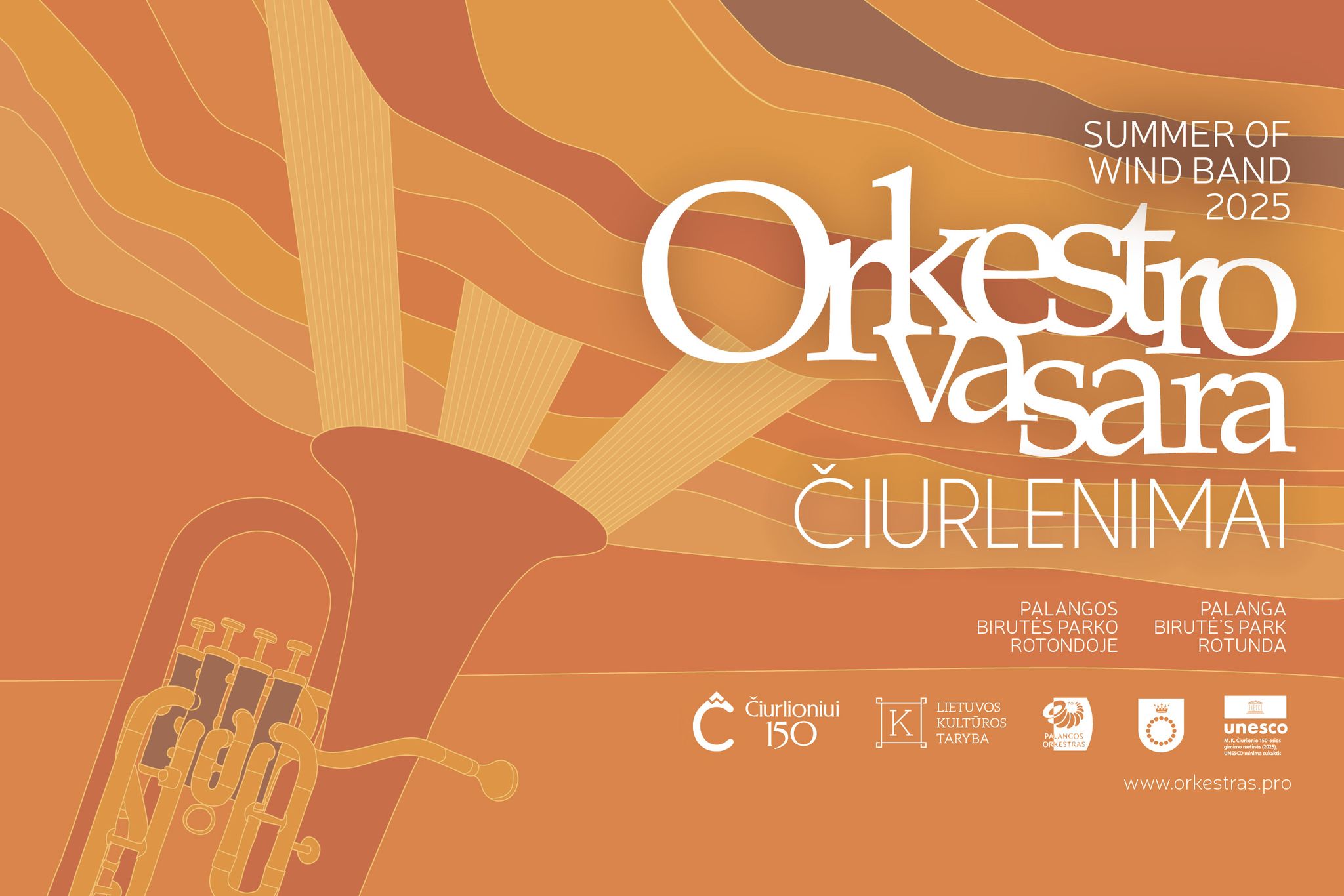 „Orkestro vasara 2025: Čiurlenimai“ koncertas