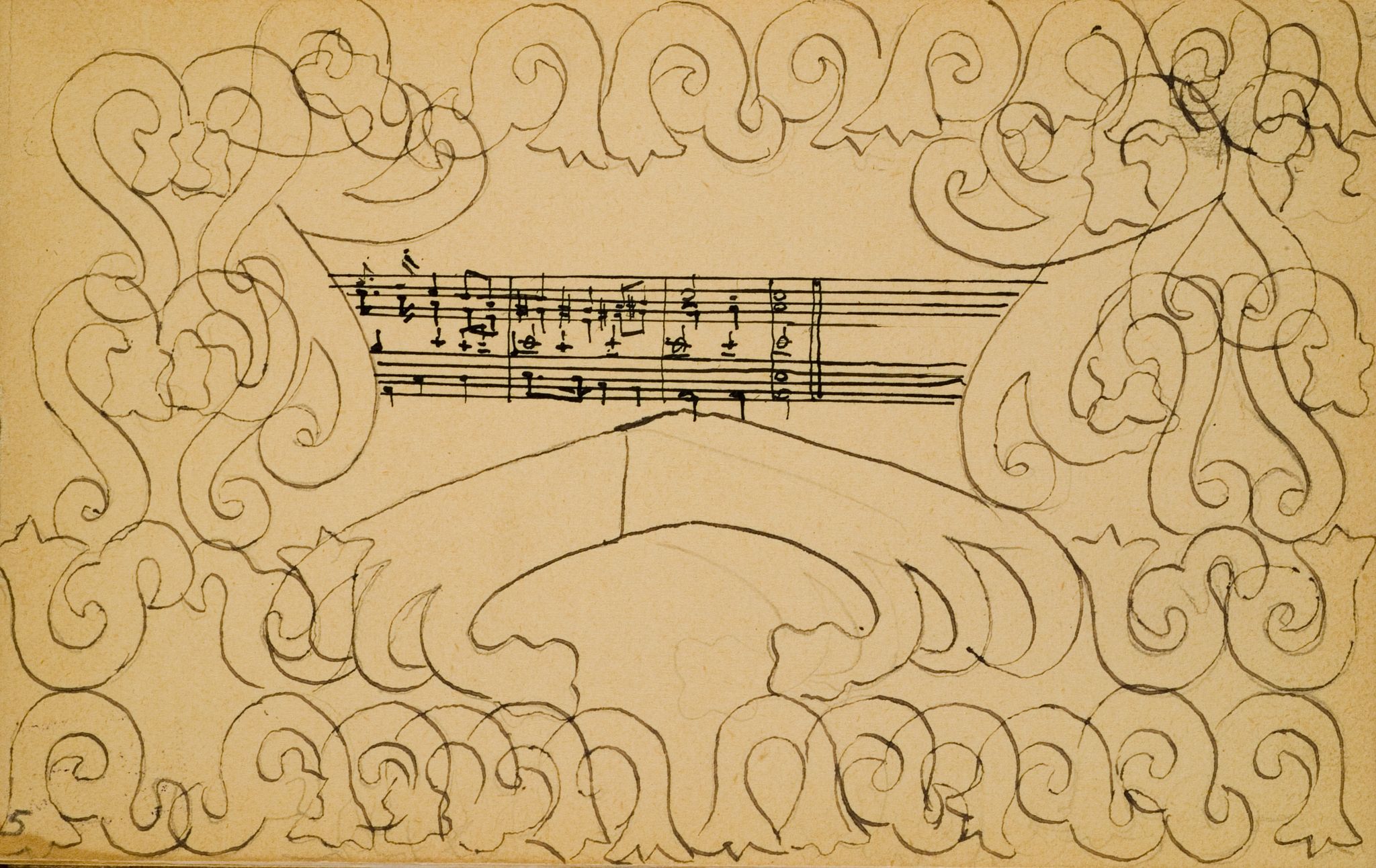 Image for: Vignette for the Lithuanian Folk Song "Šėriau žirgelį II (Was feeding the Horse II)"