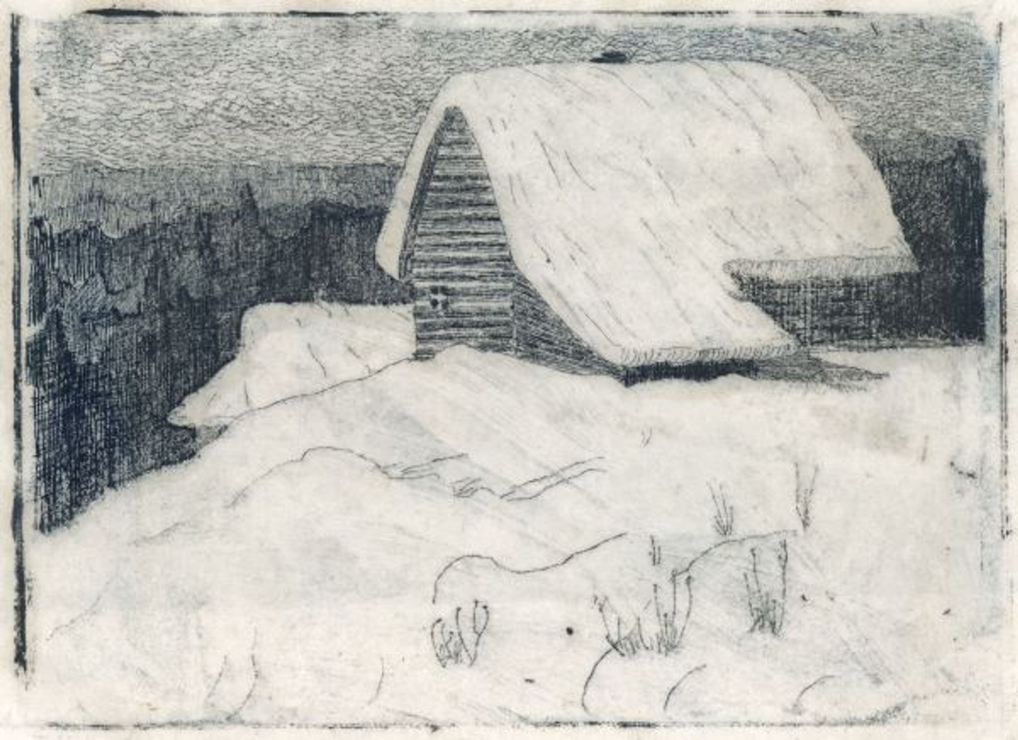 Image for: Cottage under Snow (Winter)