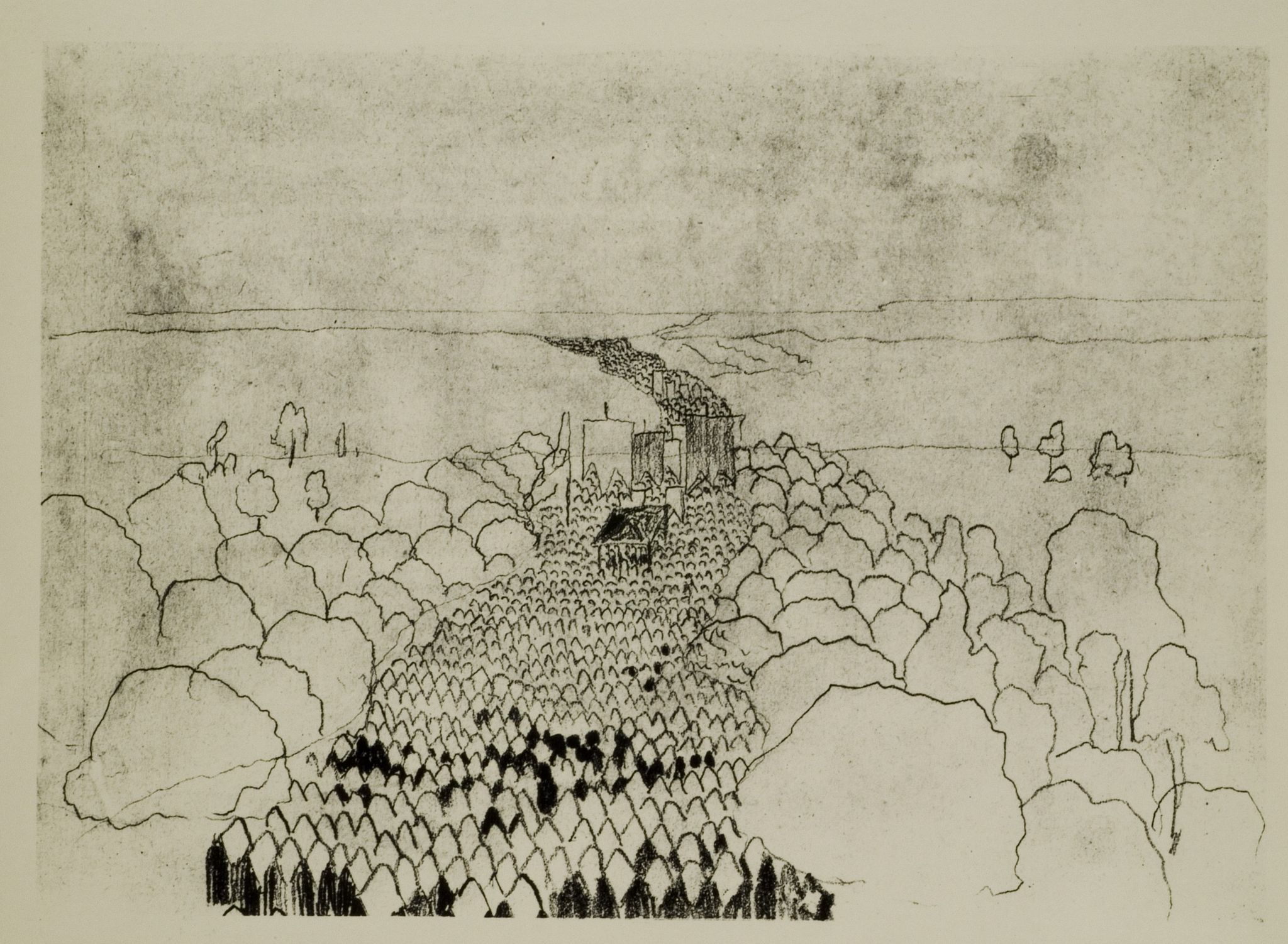 Image for: Sketch for a composition