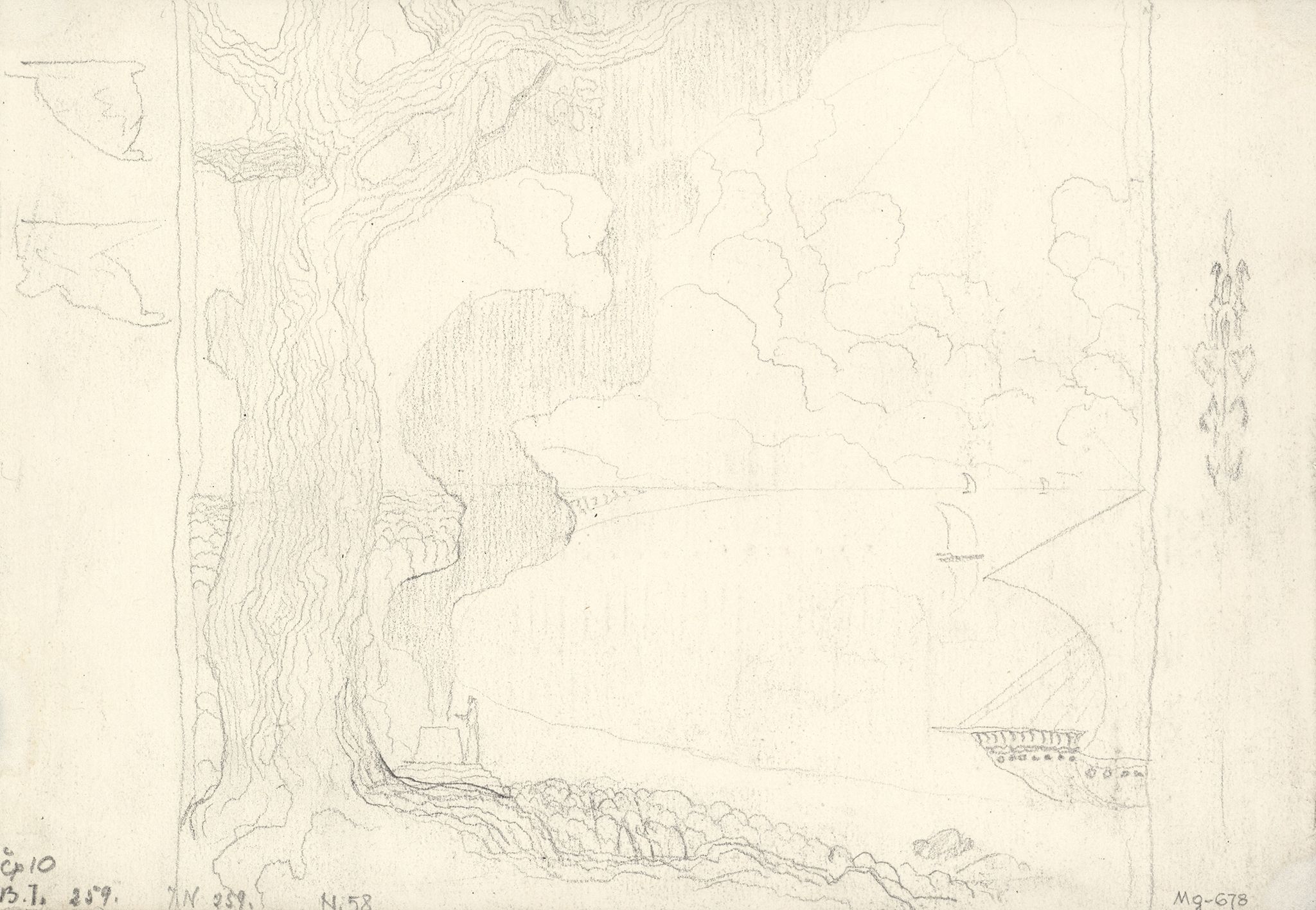 Image for: Sketch for the Stage Curtain for "Rūta" Society