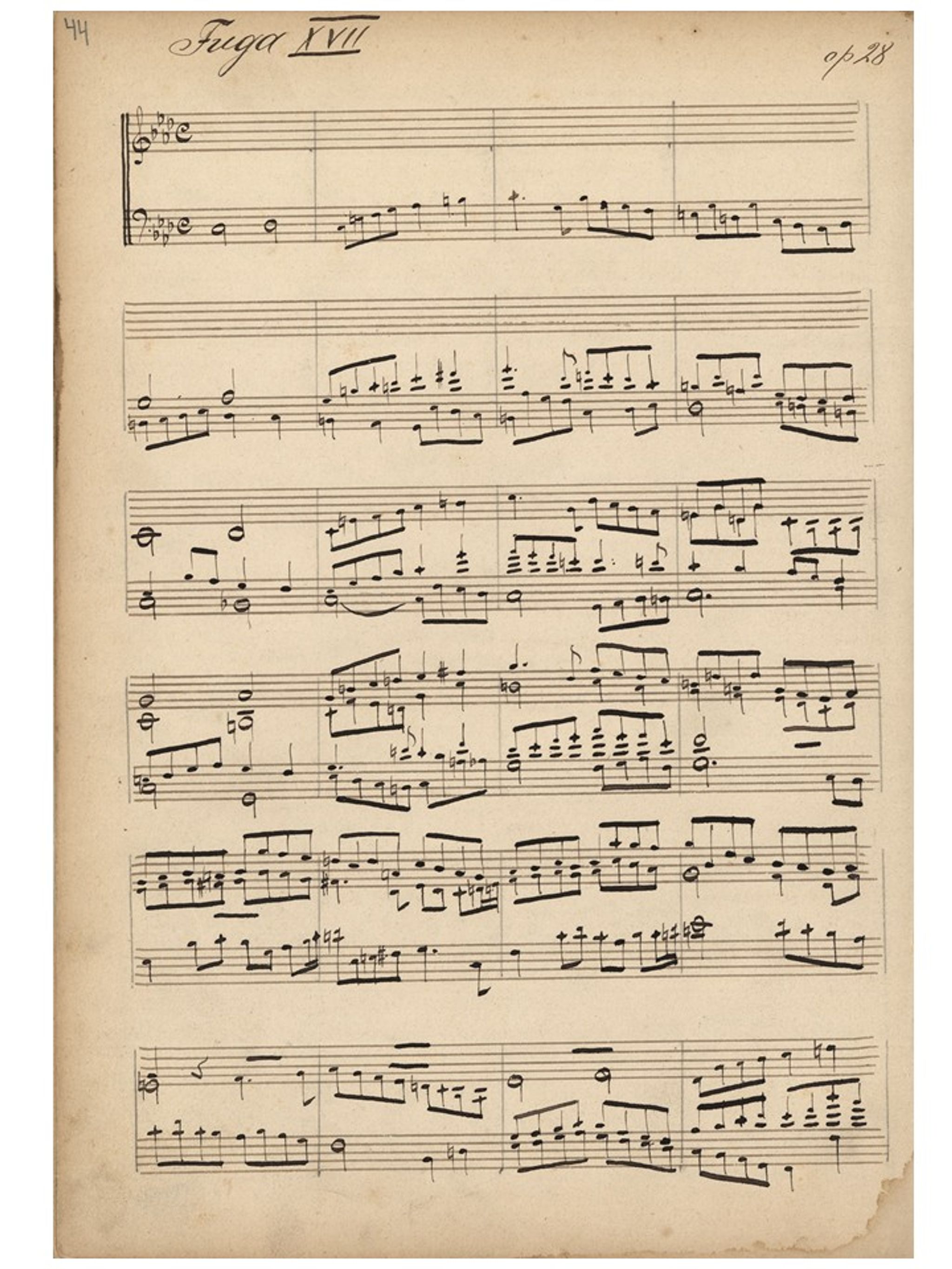Image for: Fugue XVII