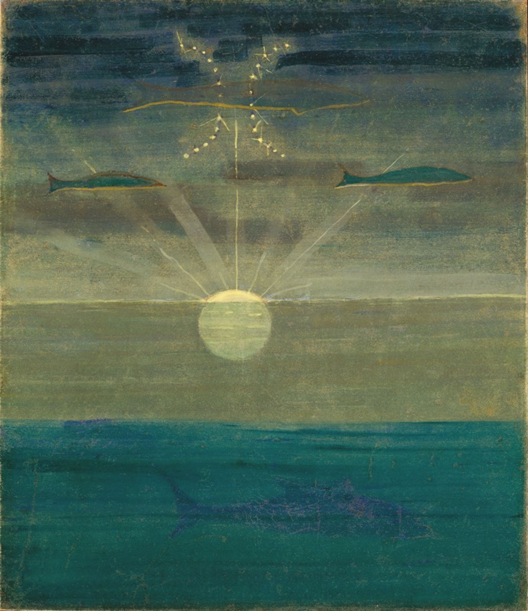 Image for: The Sun is Passing the Sign of Pisces. II from the cycle of 12 paintings “The Zodiac”. 