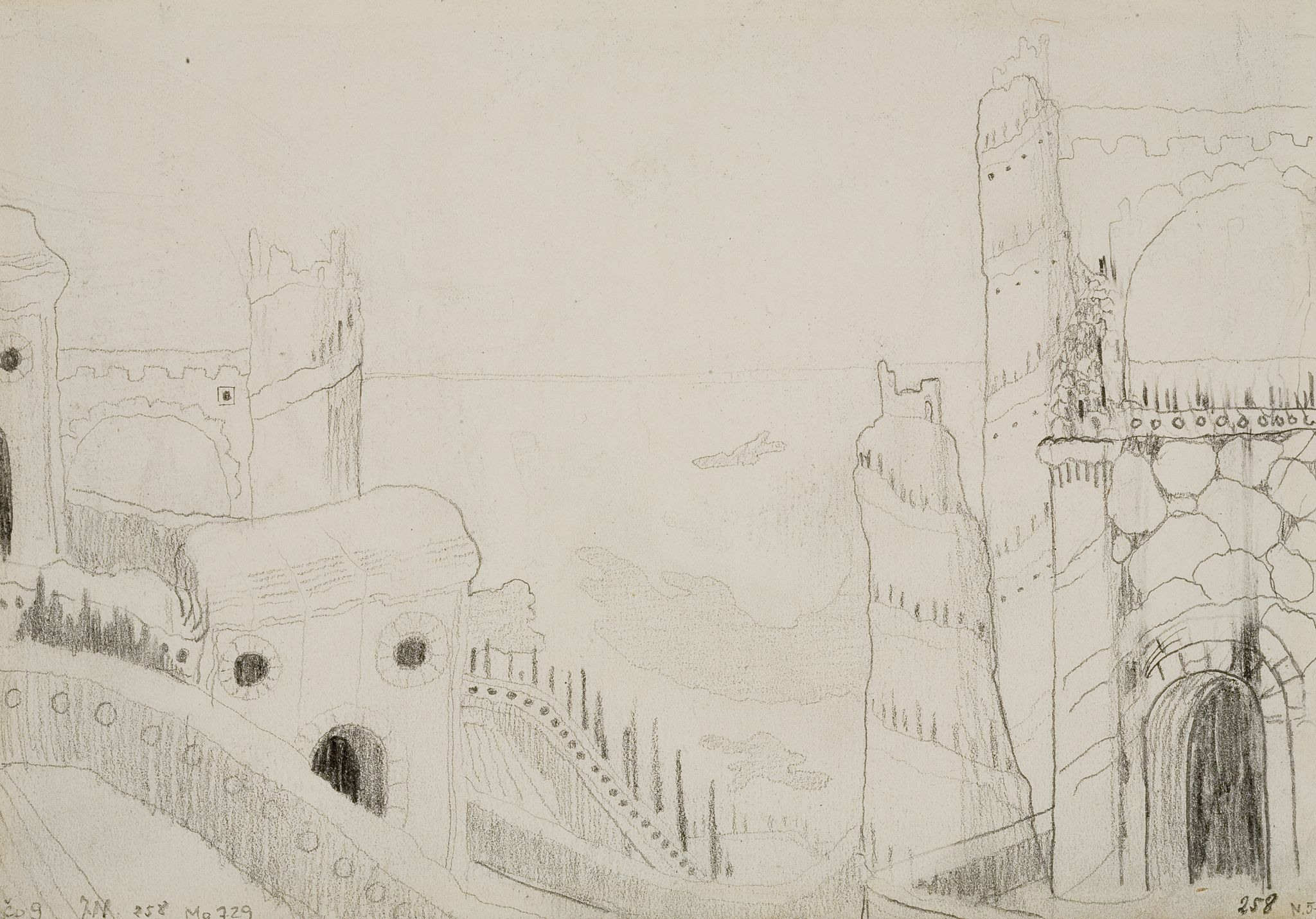 Image for: Sketch for a Castle