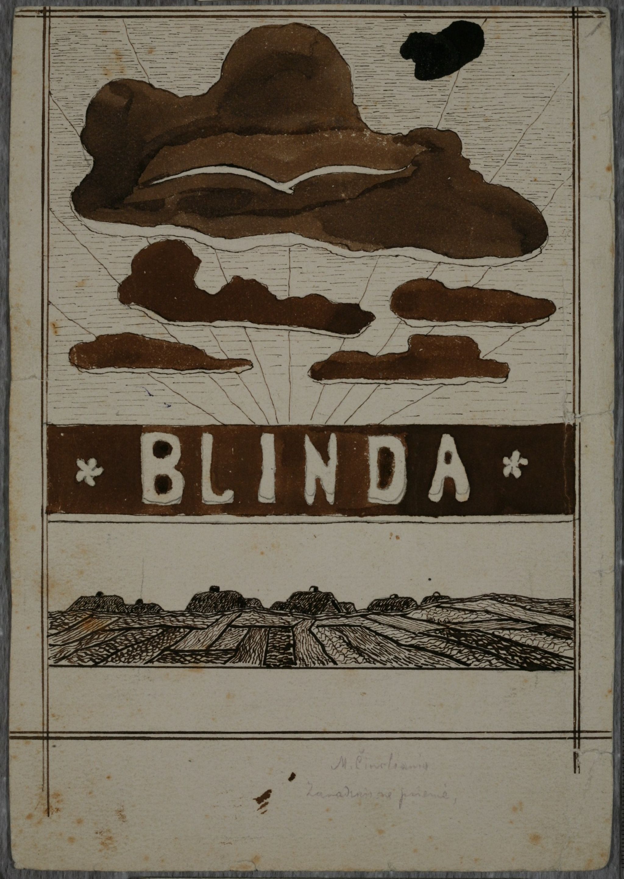 Image for: Cover Design for G. Landsbergis-Žemkalnis book "Blinda"