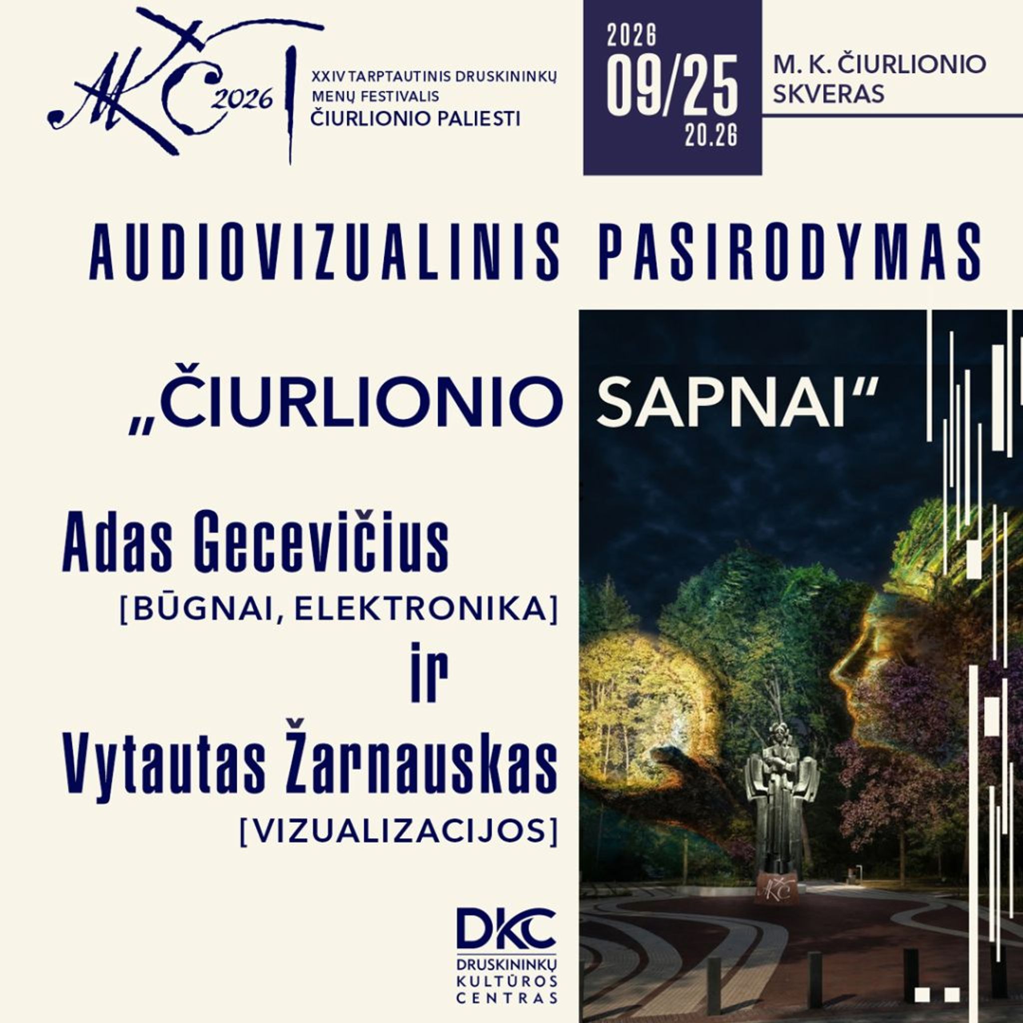Audiovisual Show "Dreams of Čiurlionis"