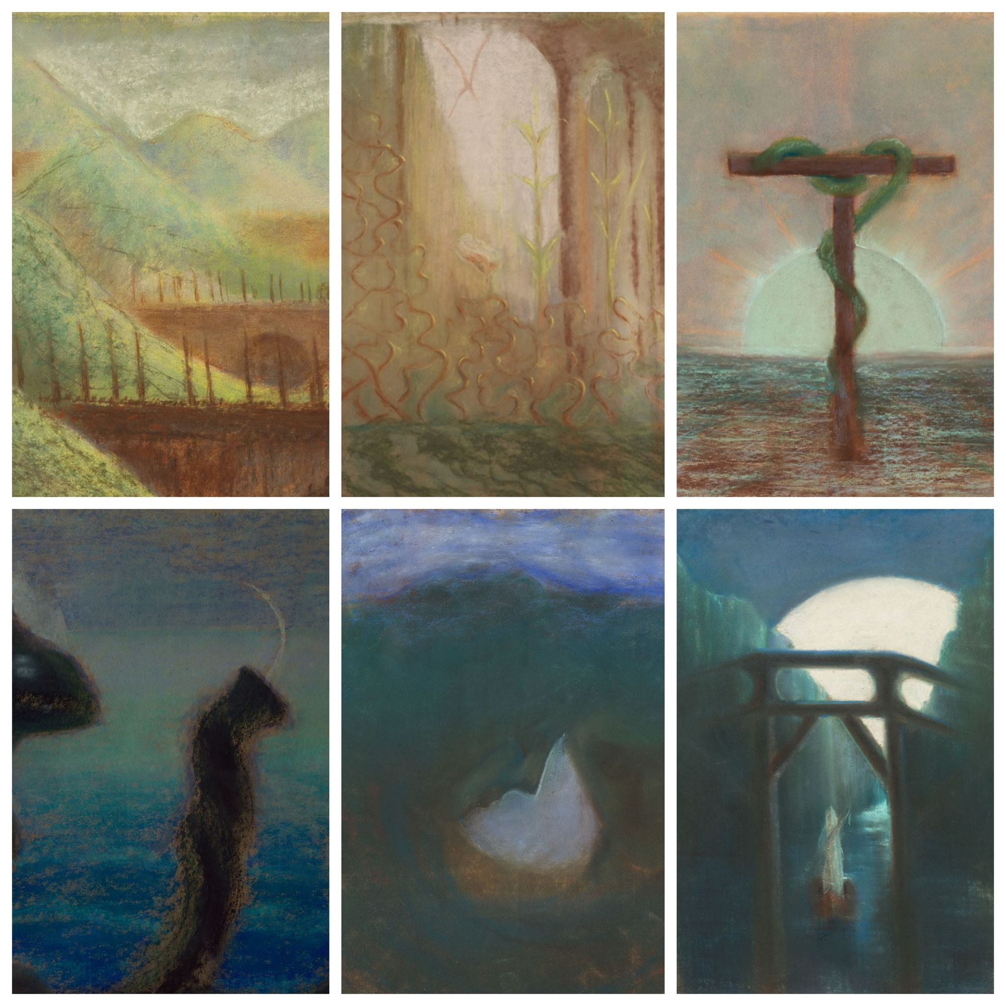 Image for: Cycle of 10 paintings "Fantasies"