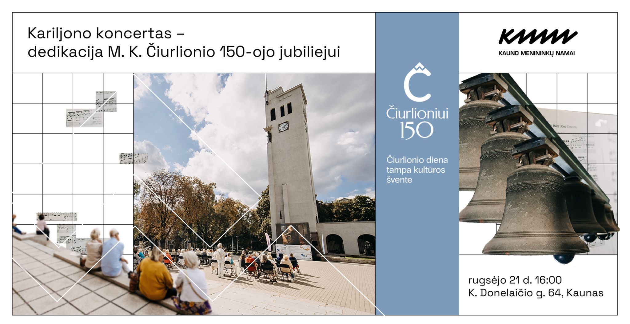 Carillon concert – dedication to the 150th anniversary of M. K. Čiurlionis