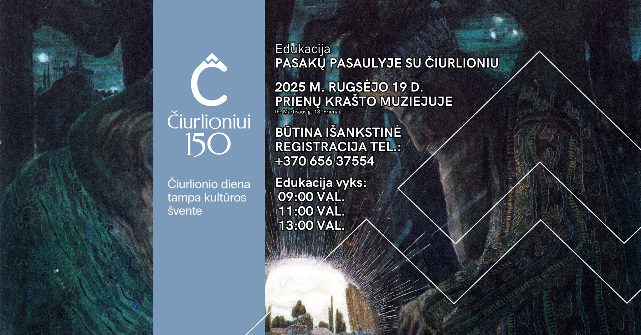 Kūrybinės dirbtuvės „Pasakų pasaulyje su Čiurlioniu“