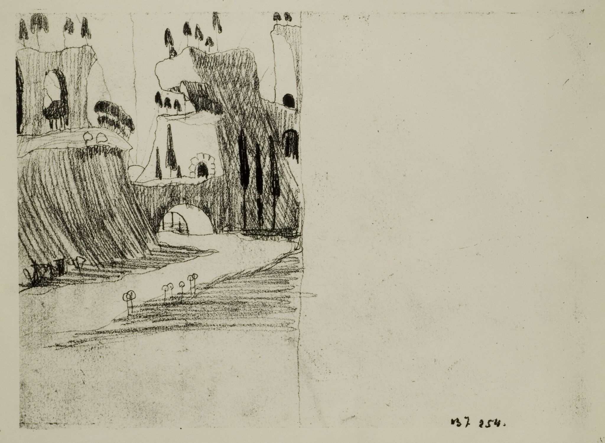 Image for: Sketch for a composition