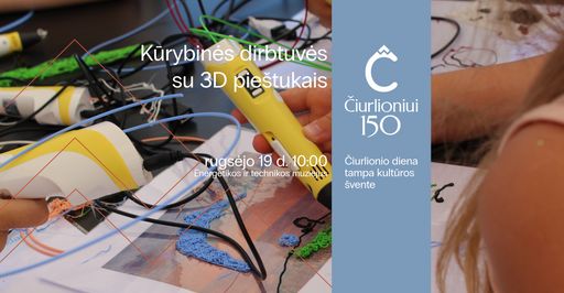 Paveikslėlis elementui: Kūrybinės dirbtuvės su 3D pieštukais