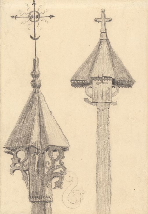 Gallery illustration for Drawing of Wayside Crosses