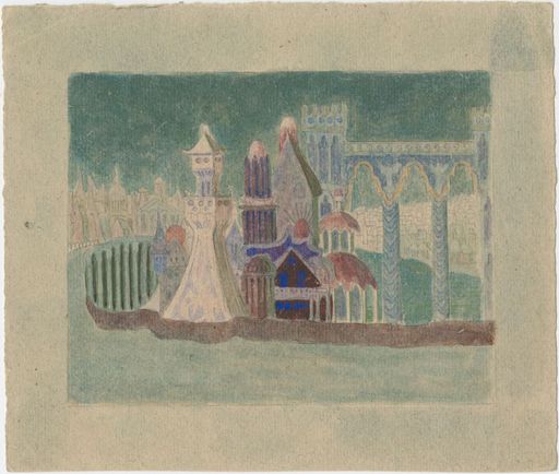 Image for The City. From the cycle of sketches “The City”. 