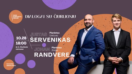 Paveikslėlis elementui: „Dialogai su Čiurlioniu“ | Justas Šervenikas ir Johan Randvere