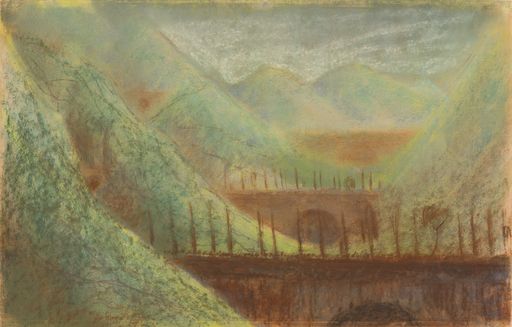 Image for Bridges. From the cycle of 10 paintings “Fantasies”. 